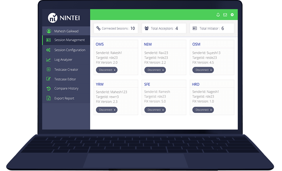 Nintei - FIX Automated Testing & Simulation Tool