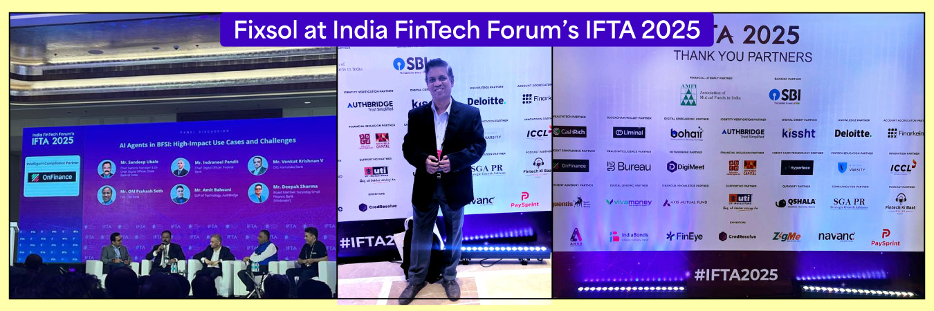 FIXSOL at India FinTech Awards 2025